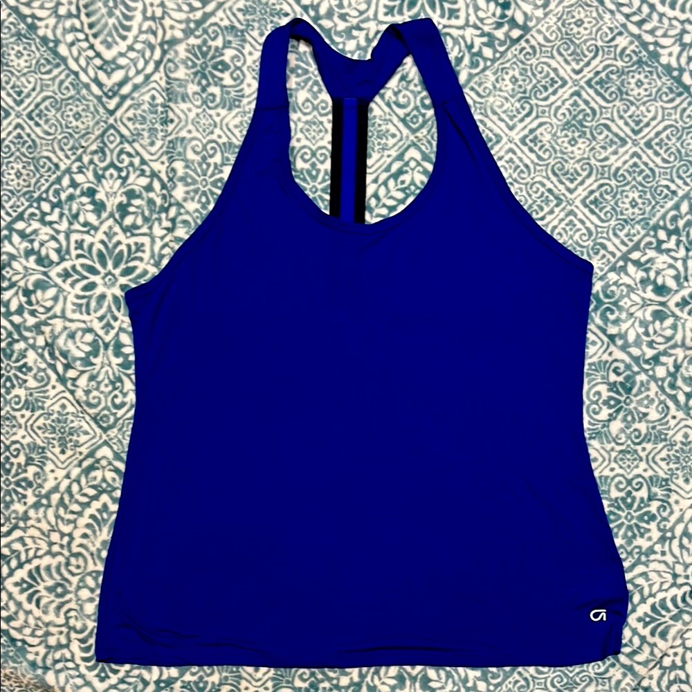 Gap Fit Blue Racerback Tank Top